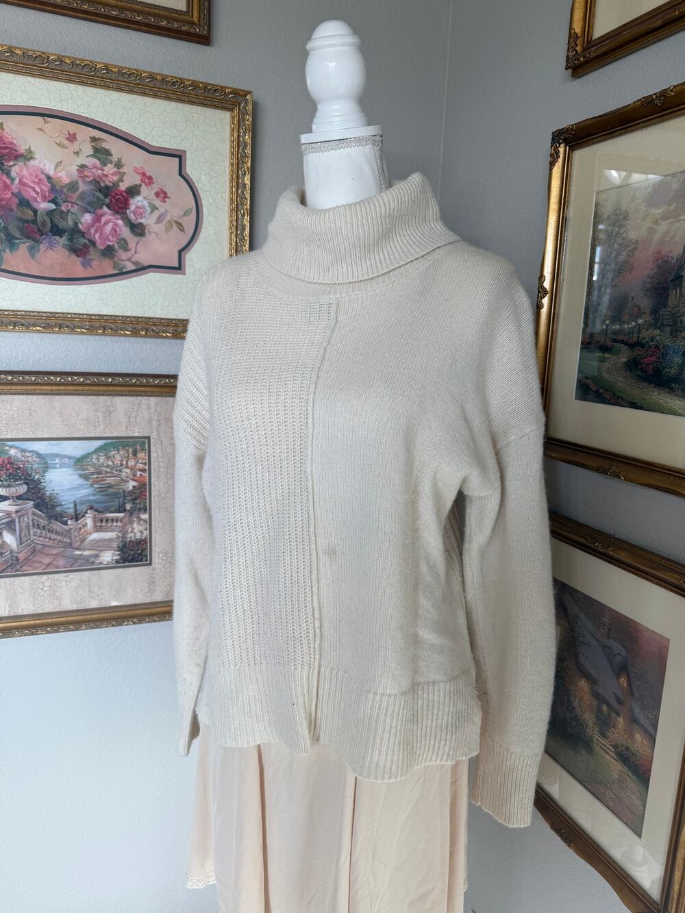 Rachel Zoe Cream Sweater